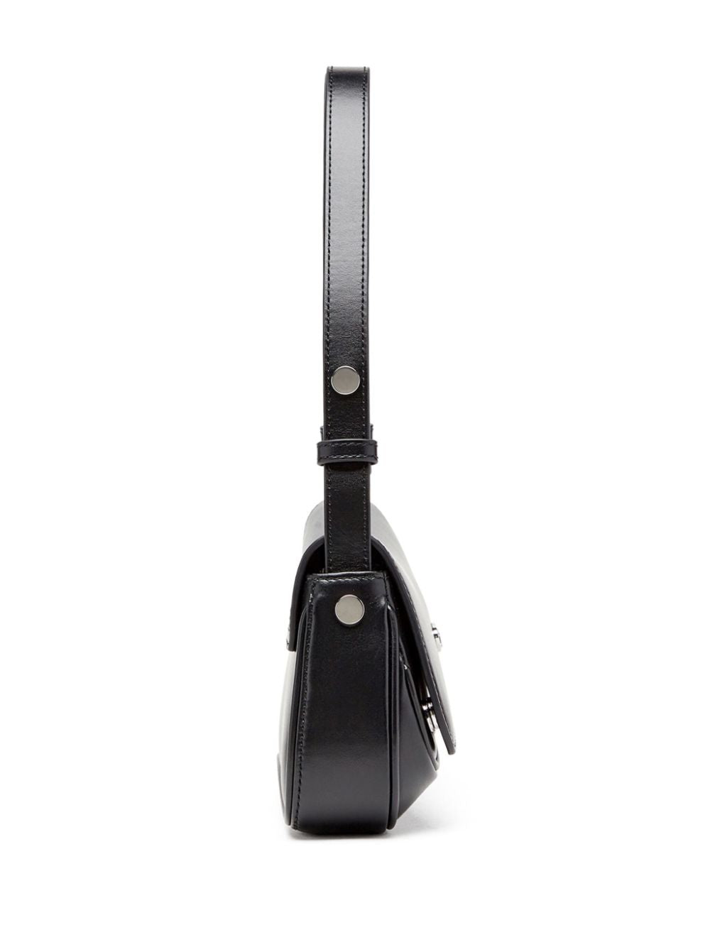 Diesel Play-Semi gloss leather shoulder bag