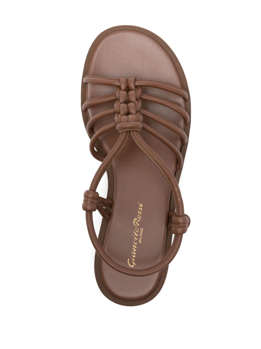 Gianvito Rossi Hebe Leather Sandals.