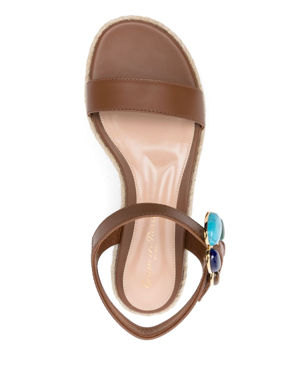 Gianvito Rossi Gianvitp Rossi stone-embellished espadrilles