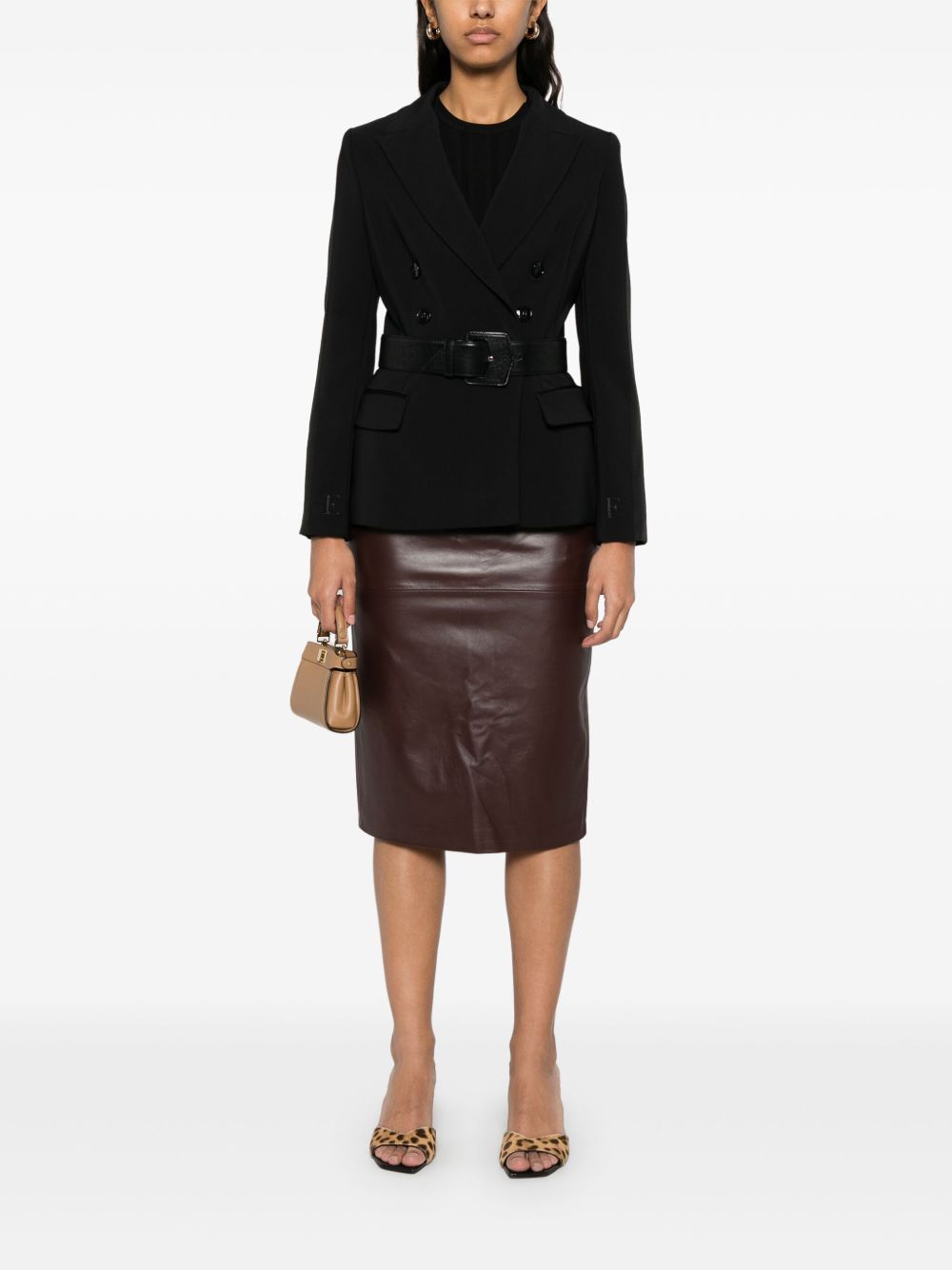 Elisabetta Franchi double breasted blazer