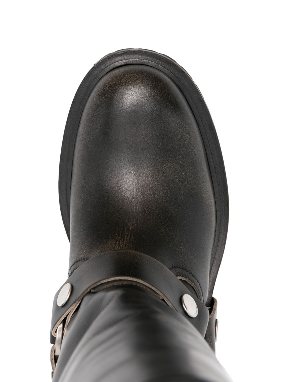 Golden Goose leather biker boots