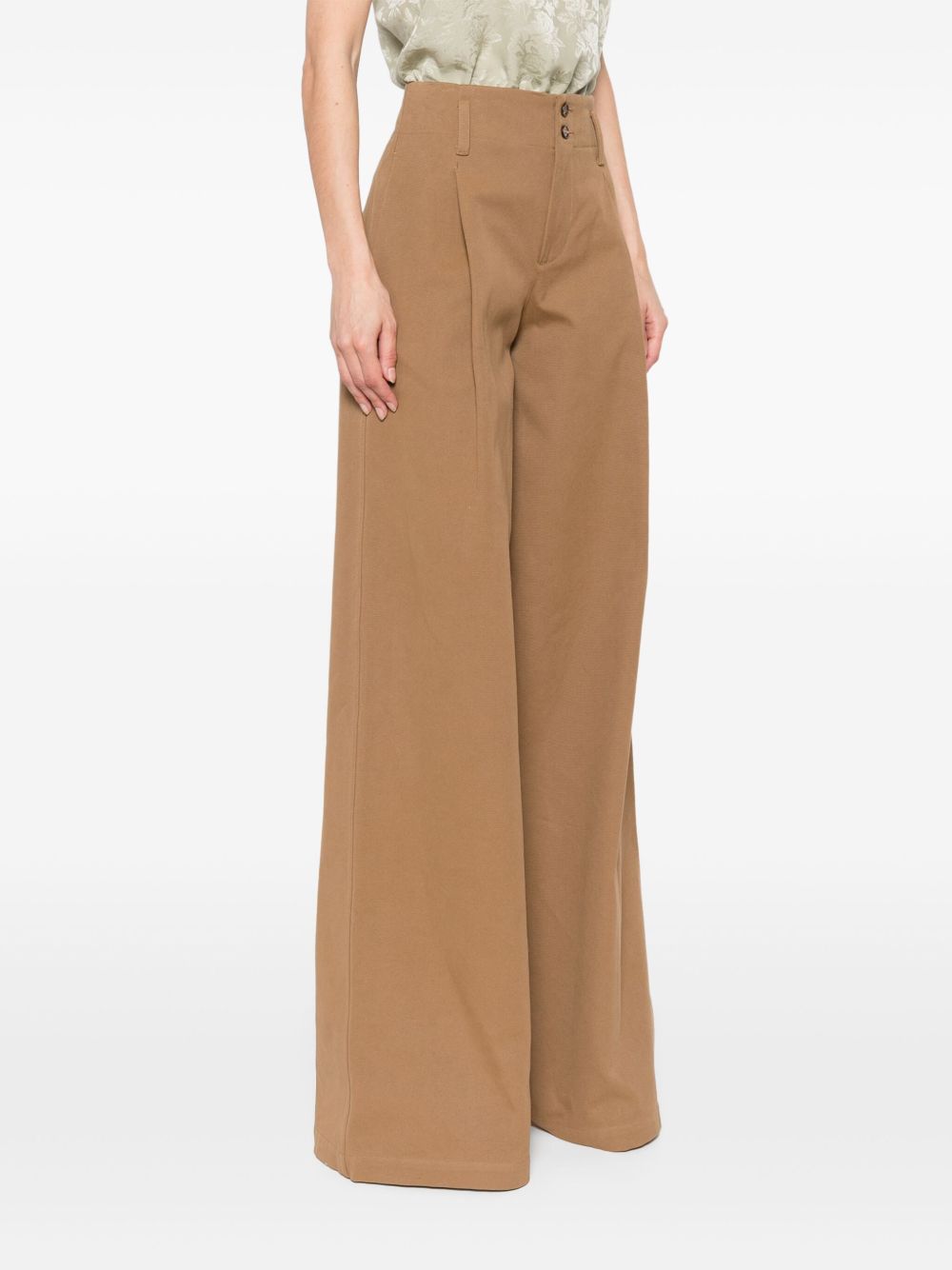 Chloé Chloe Cotton wide-leg trousers