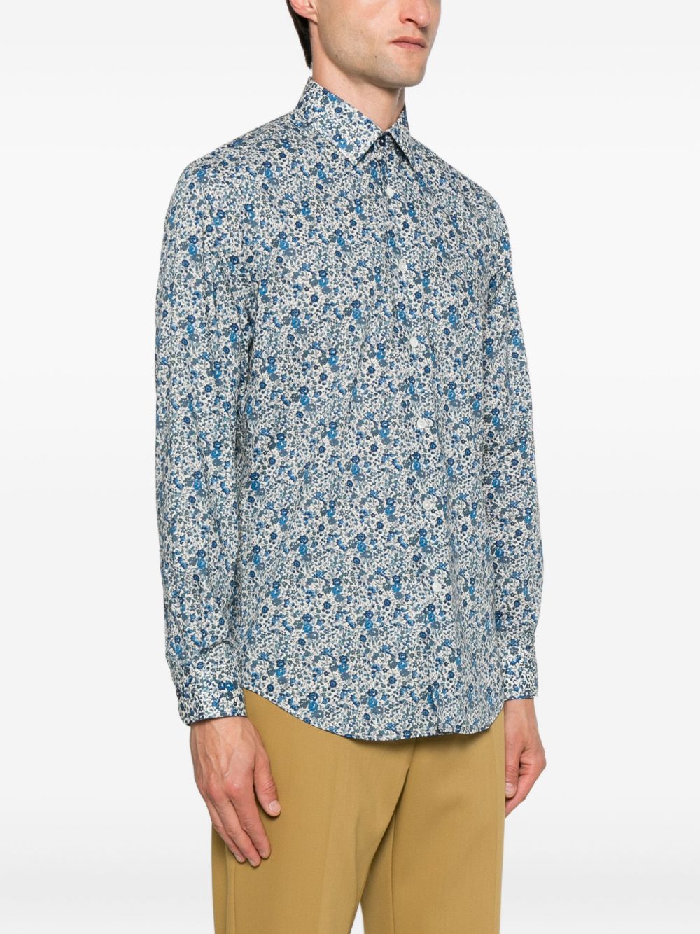 Paul Smith Shirts Clear Blue