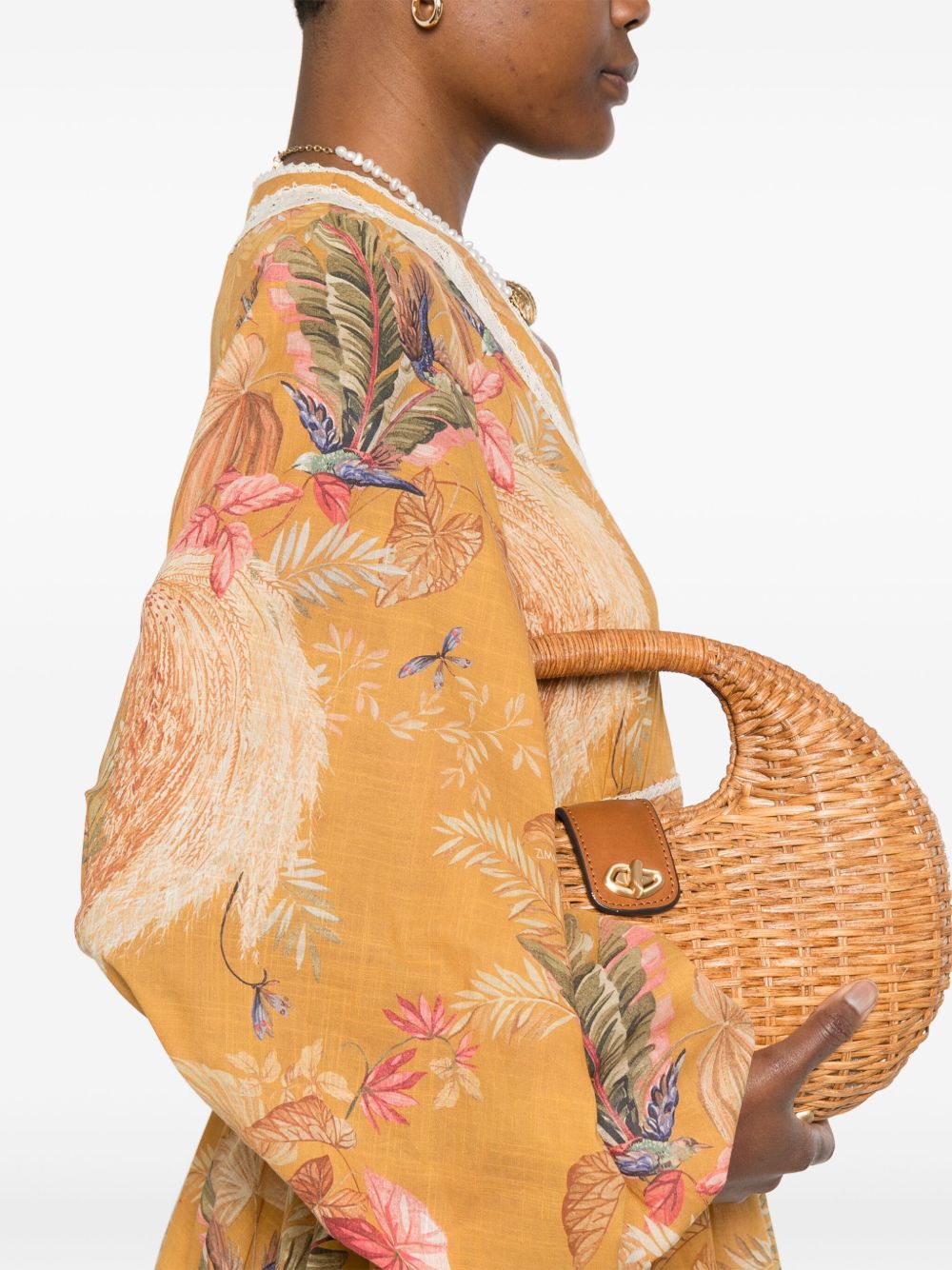 Zimmermann Ascension Ruffle Mini Dress
