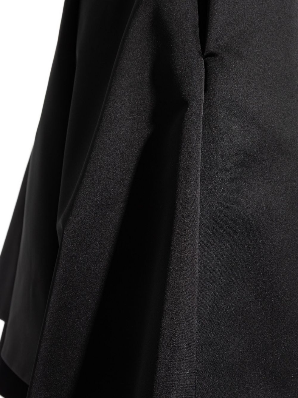 Alexander McQueen Satin A-line skirt