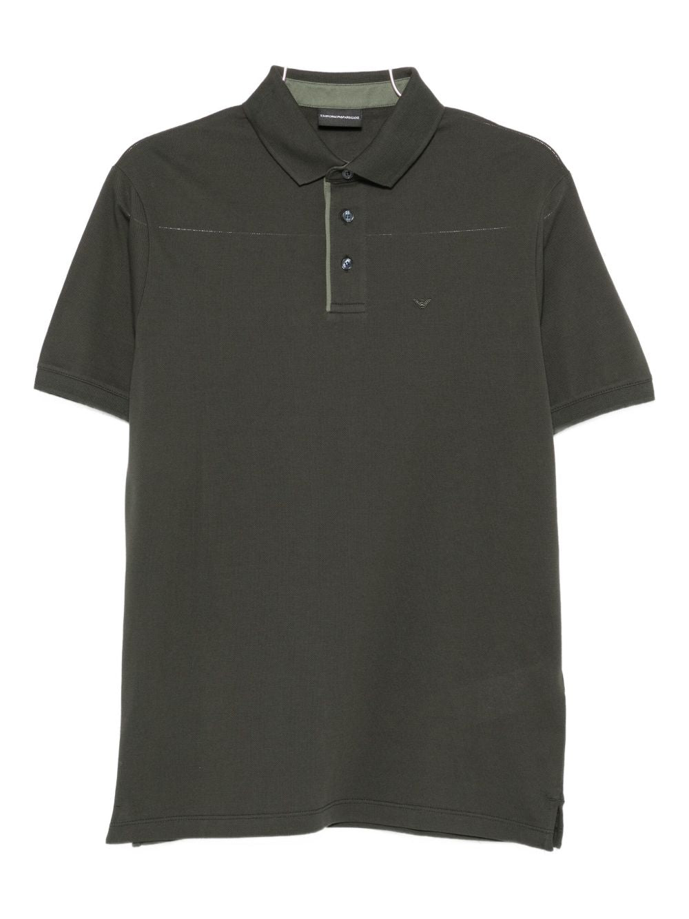 Emporio Armani Embroidered-detail polo shirt