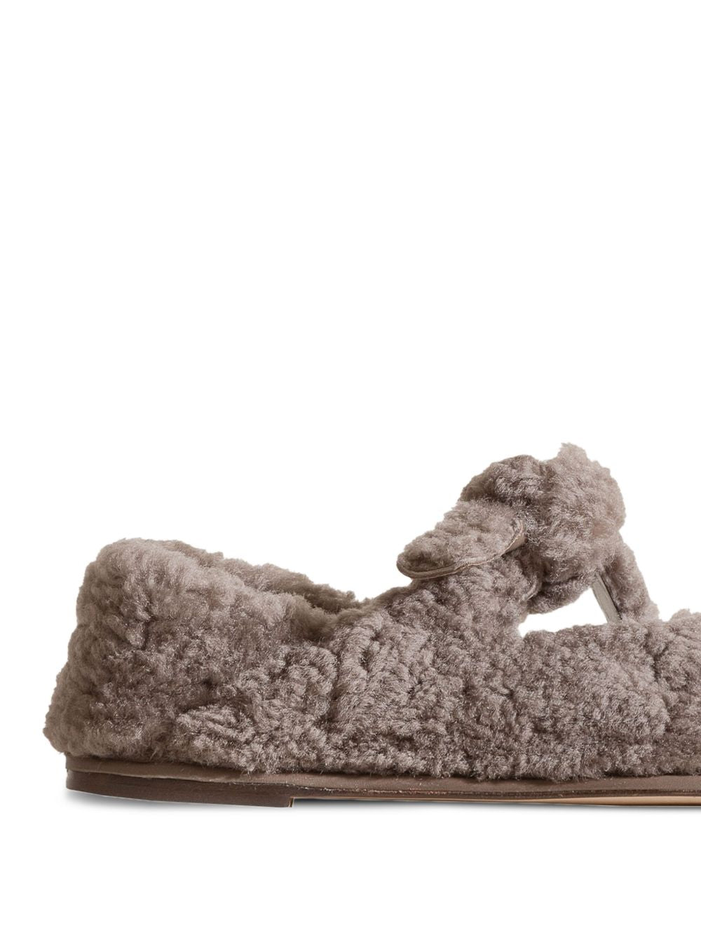 Hereu Llasada shearling ballet flats
