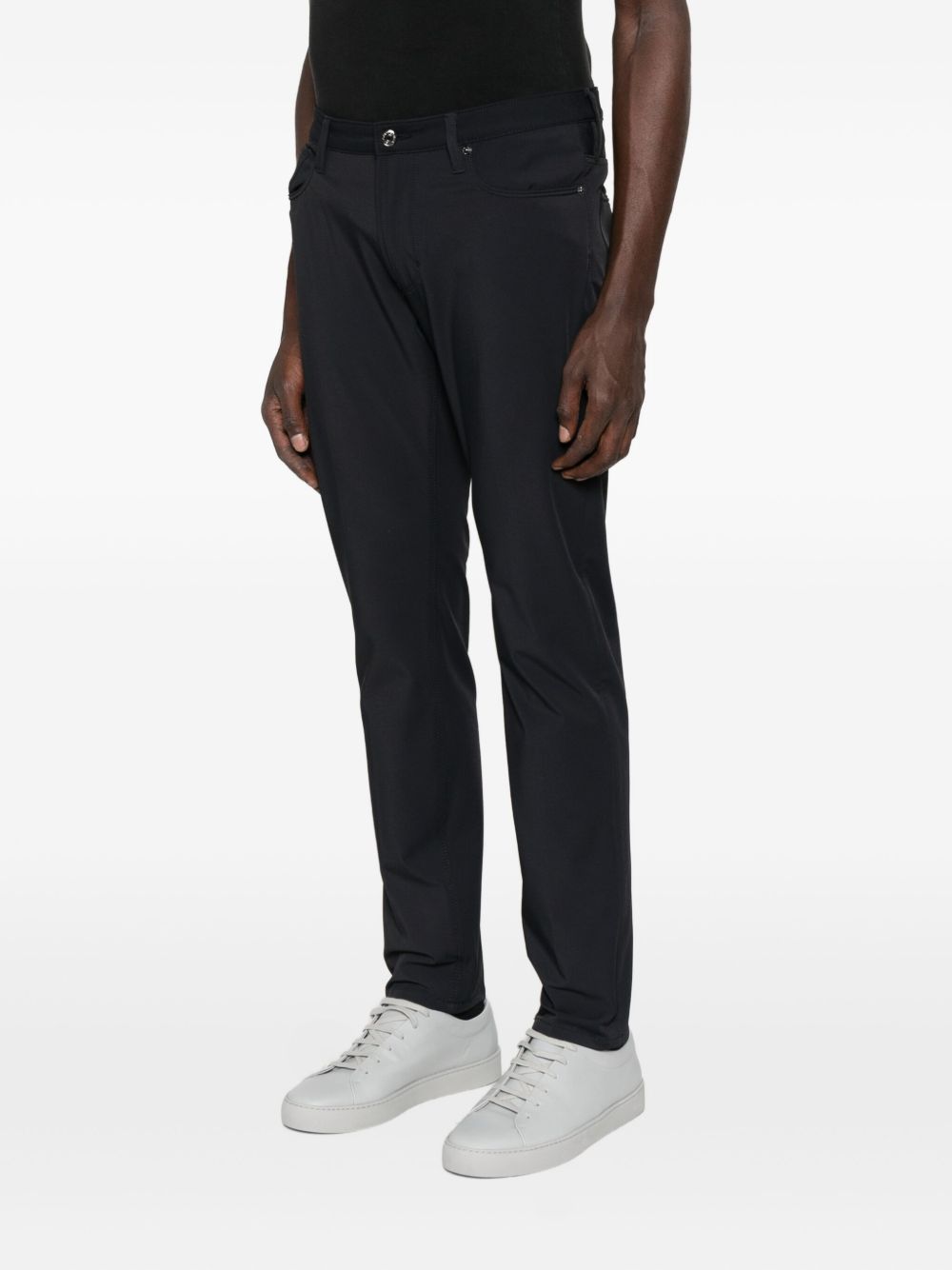 Emporio Armani Trousers with logo plaque