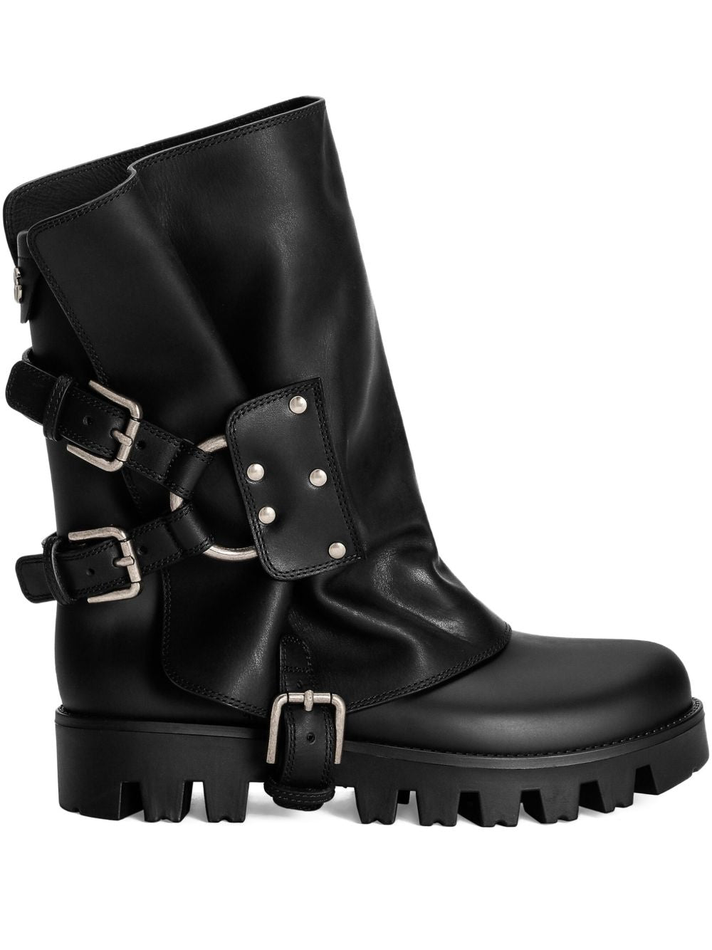 Dolce & Gabbana-Biker ankle boots with buckles