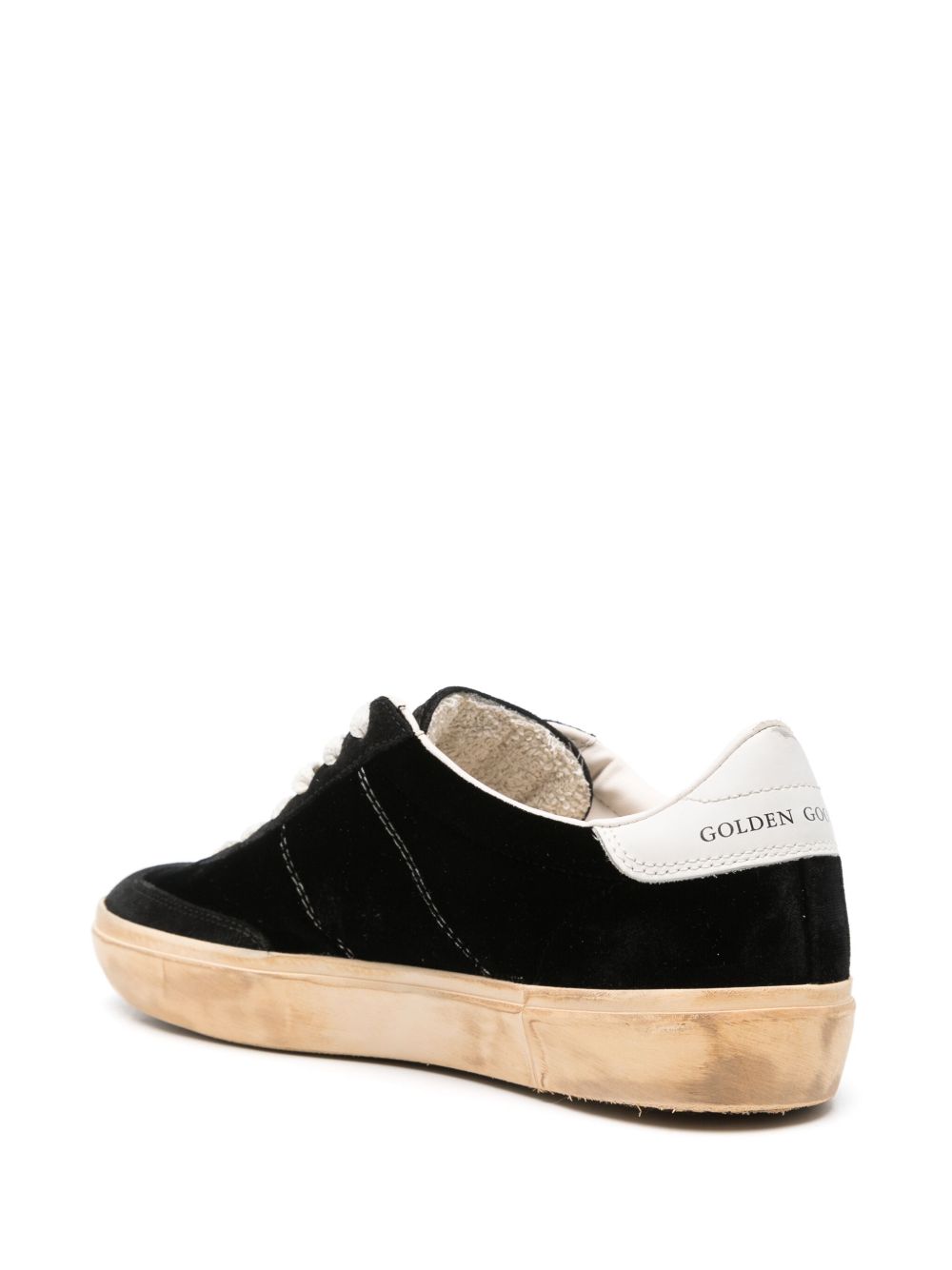 Golden Goose Soul Star in black velvet Sneaker
