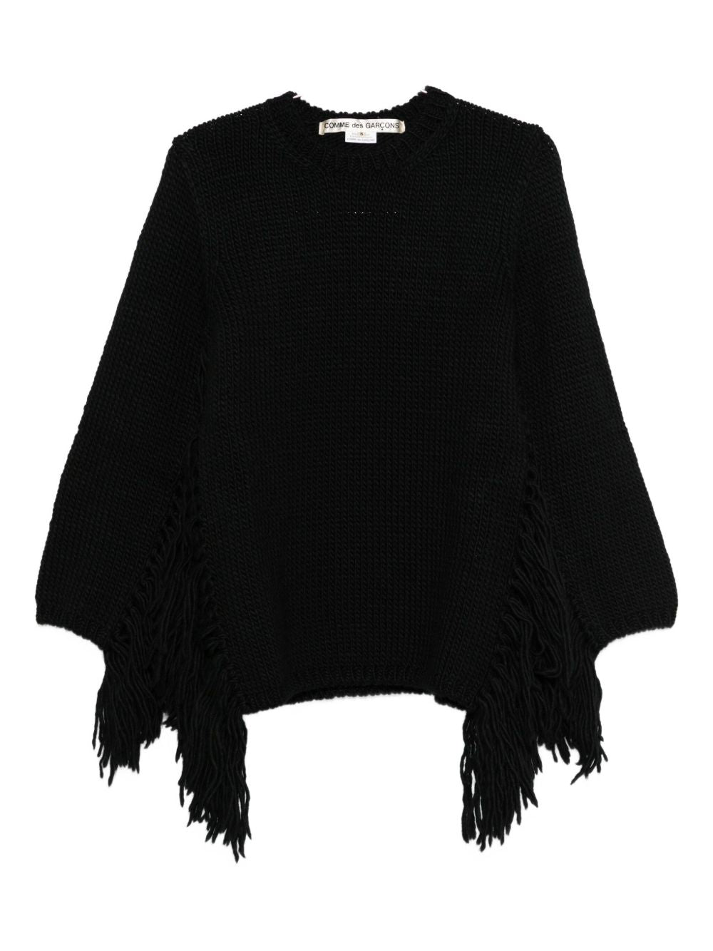Comme Des Garcons Comme Des Garçons Fringed Wool Top