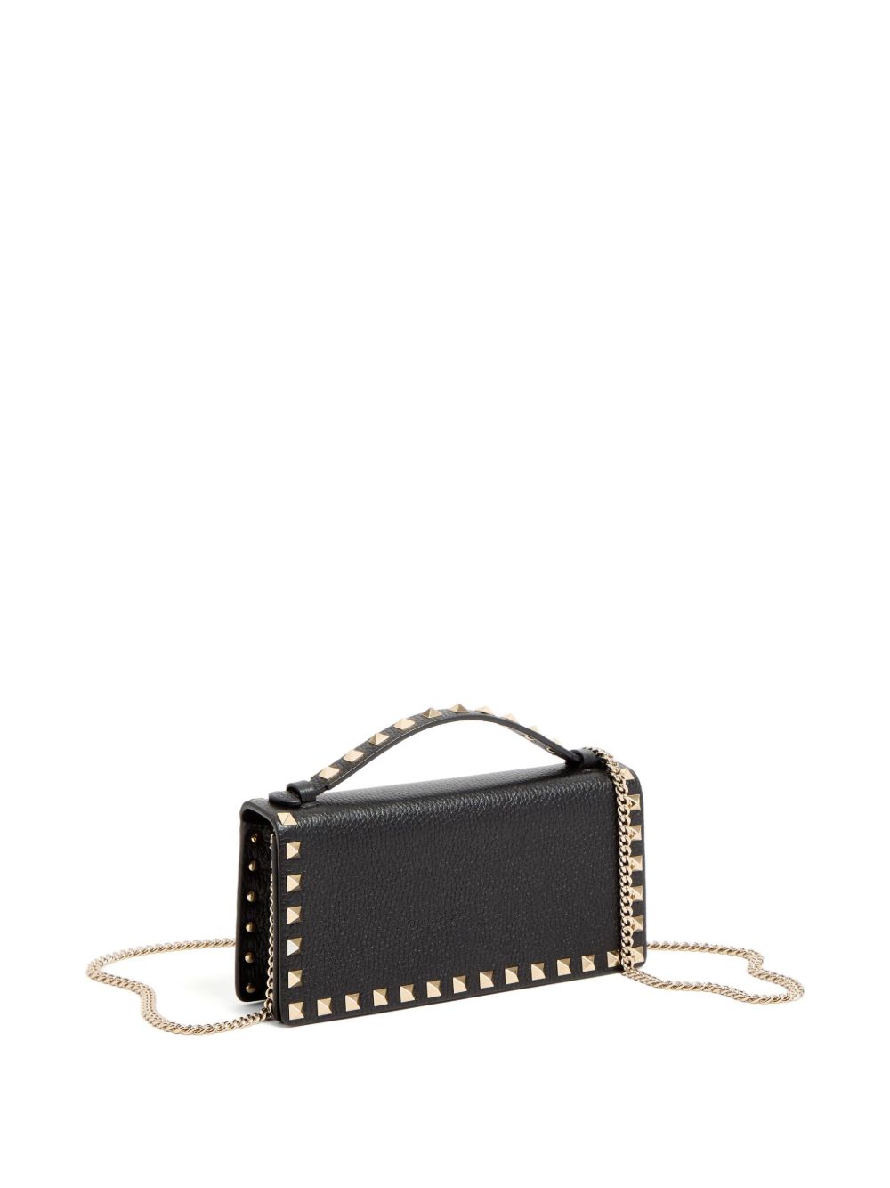 Valentino Garavani Rockstud leather wallet on chain