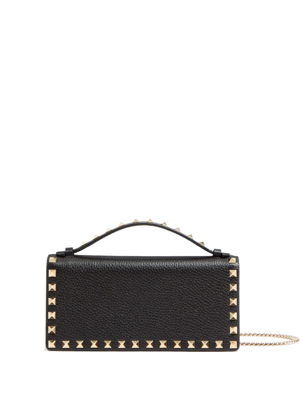 Valentino Garavani Rockstud leather wallet on chain