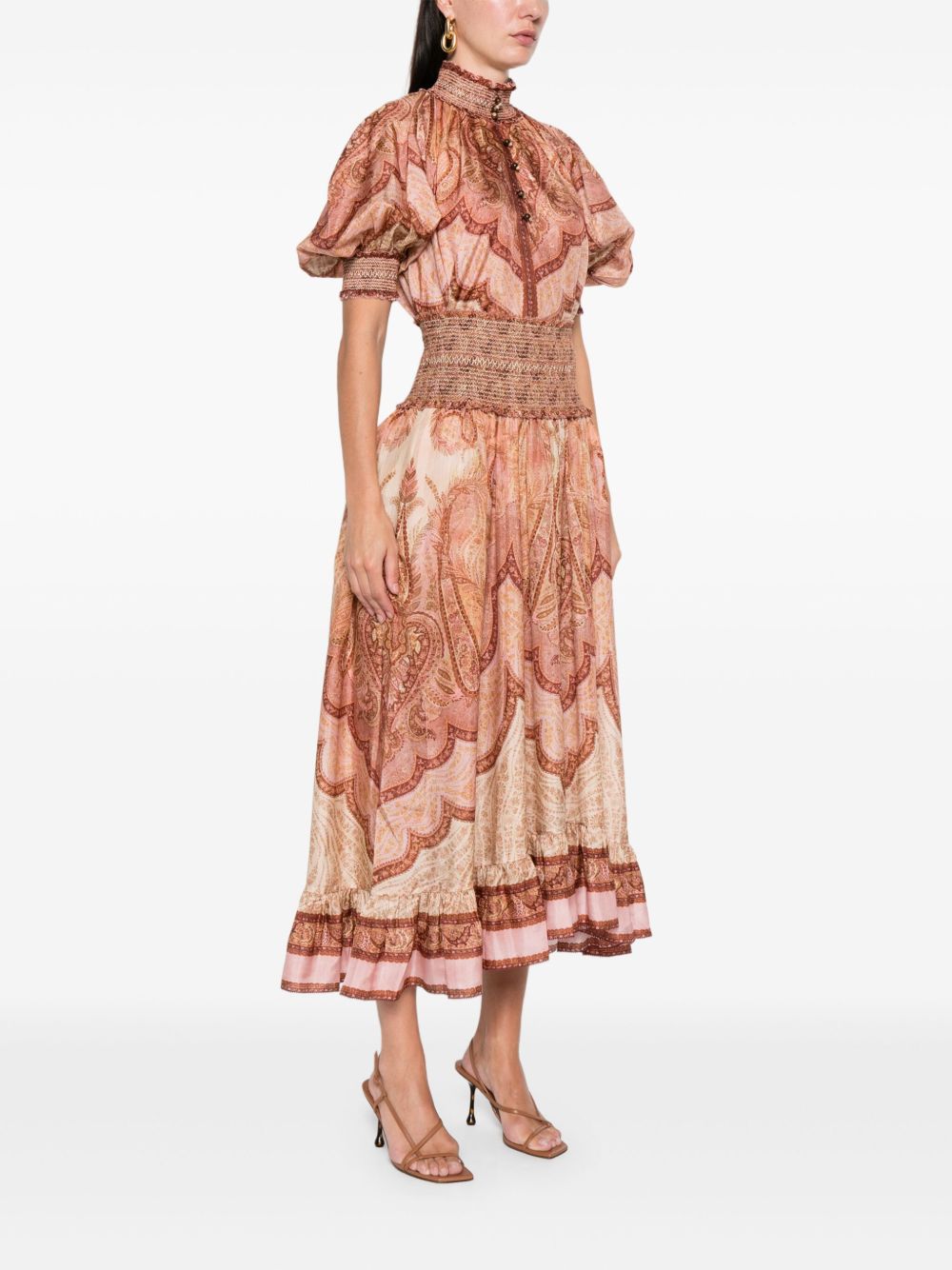 Zimmermann Wanderlust silk maxi skirt