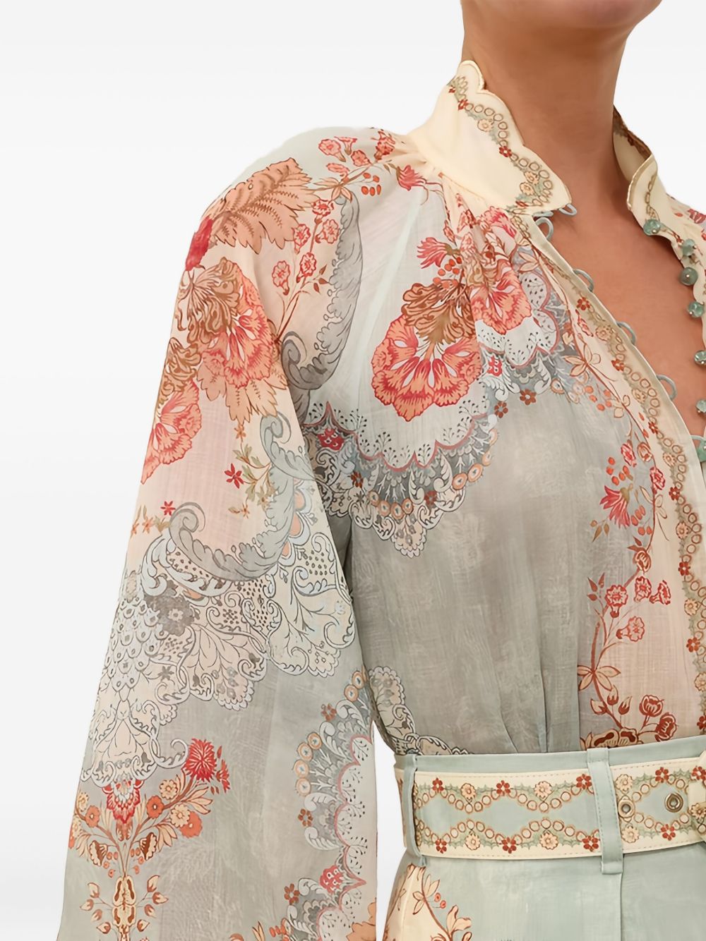 Zimmermann Daylight printed blouse