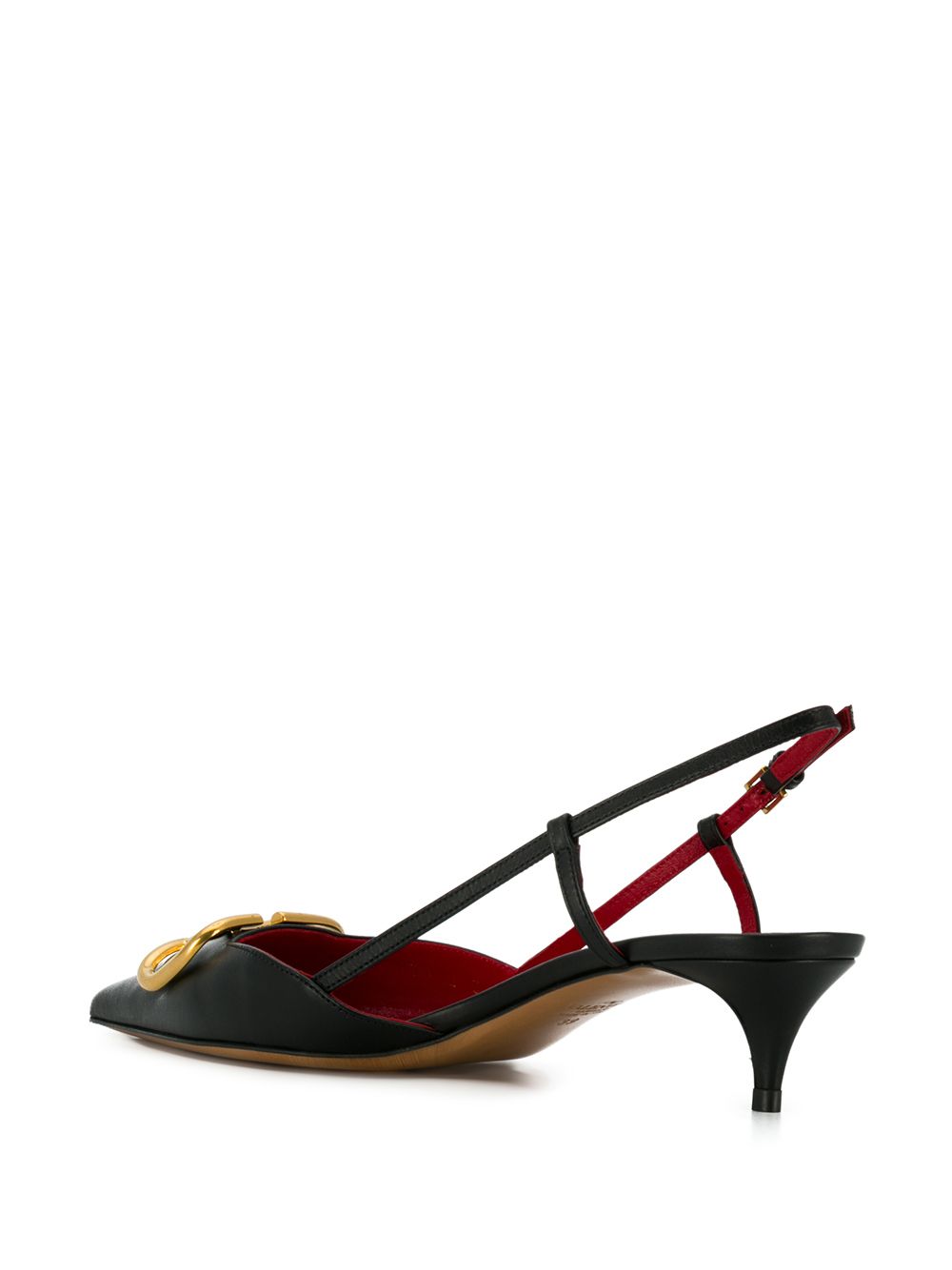 Valentino Garavani Vlogo Signature Slingback Décolleté In Calfskin 40mm