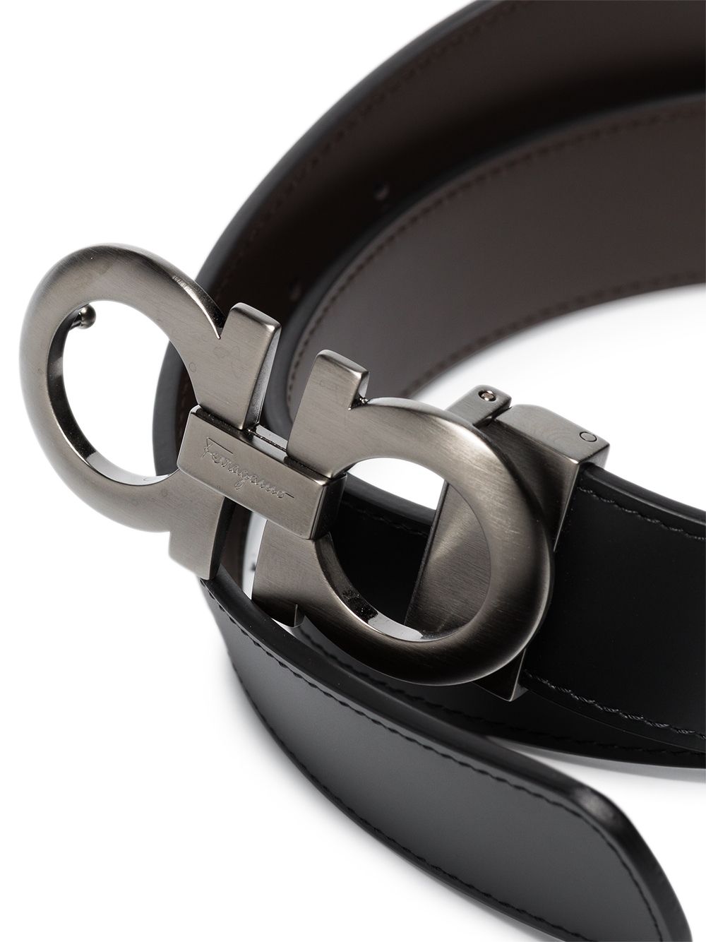 Ferragamo Reversible And Adjustable Gancini Belt