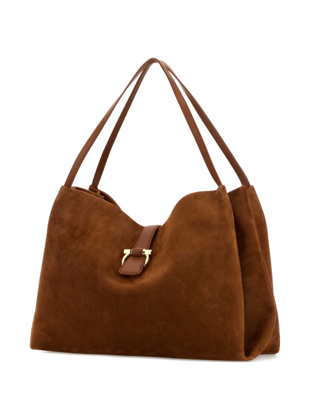 Ferragamo Suede Tote Bag