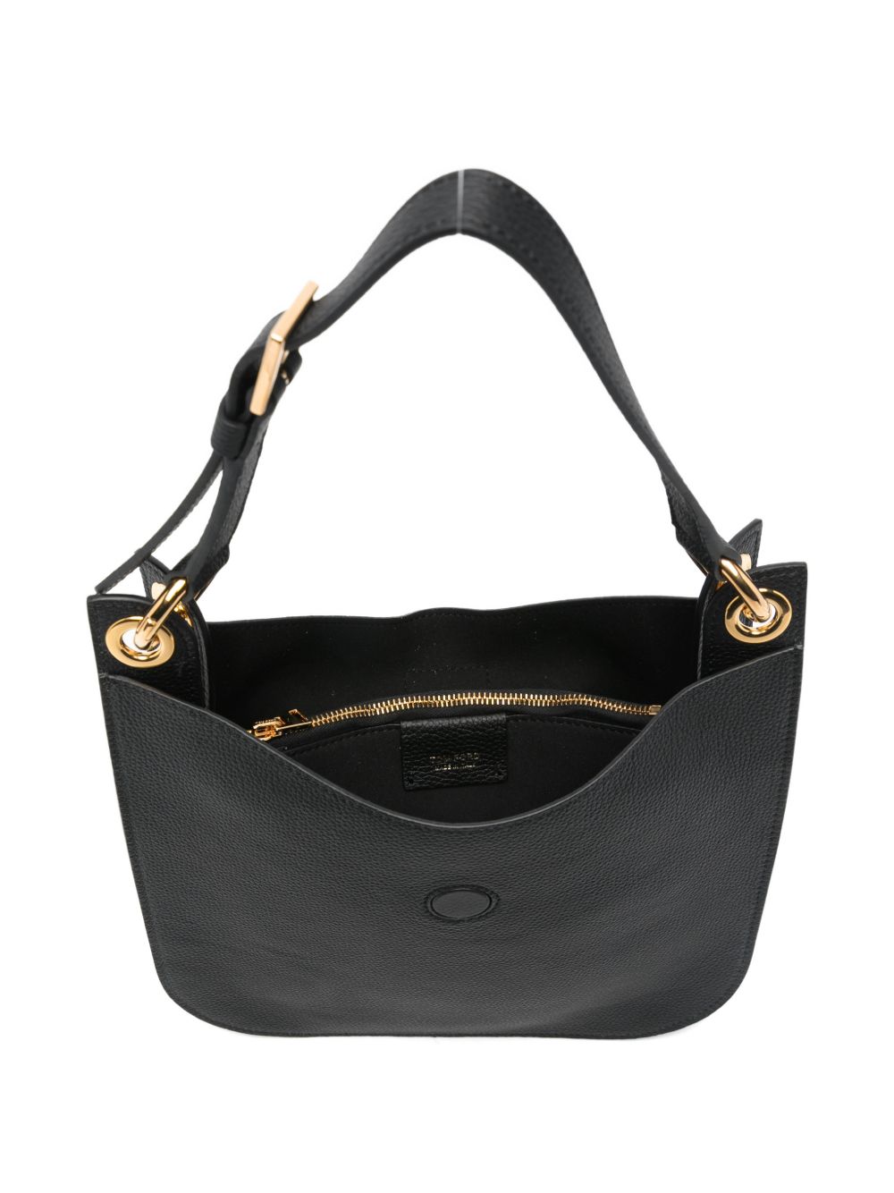 Tom Ford Tara Small Shoulder Bag In Grained Leather