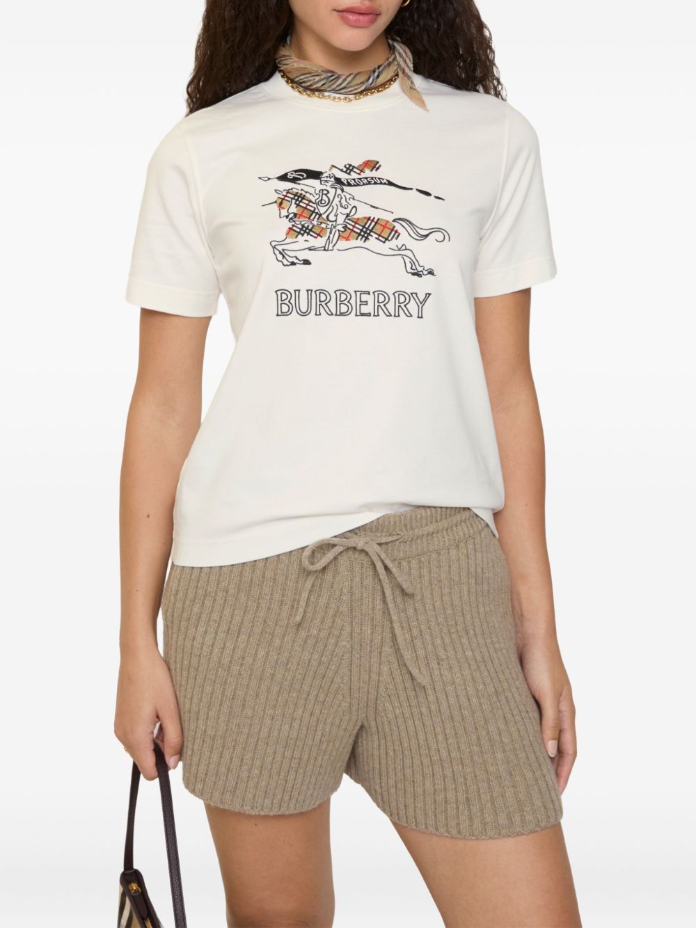 Burberry T-shirts and Polos White