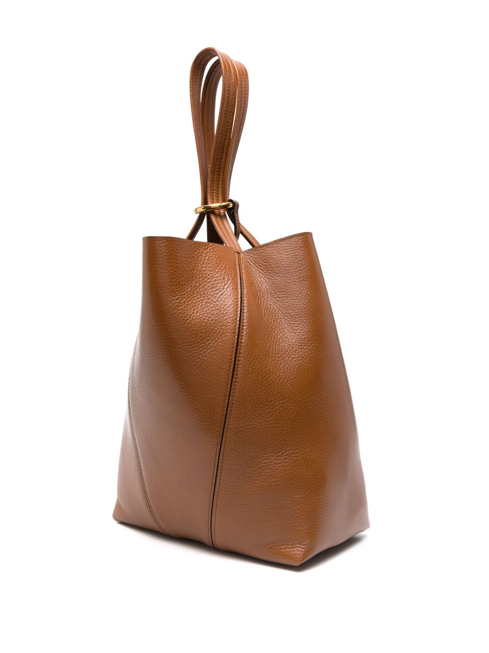 Chloé Spin Tote Bag In Grained Leather