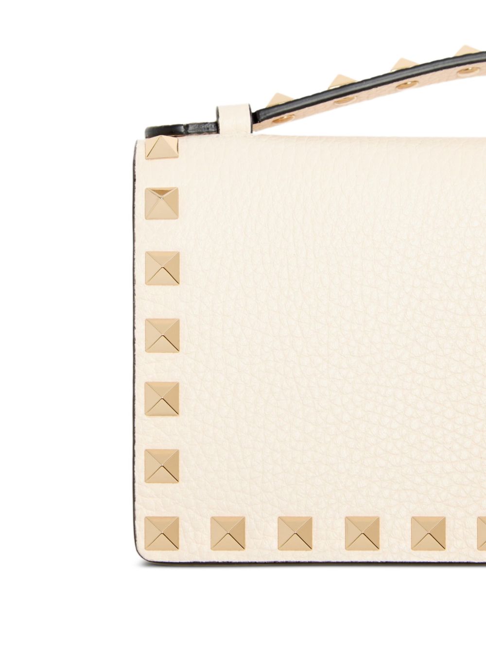 Valentino Garavani Rockstud leather wallet on chain