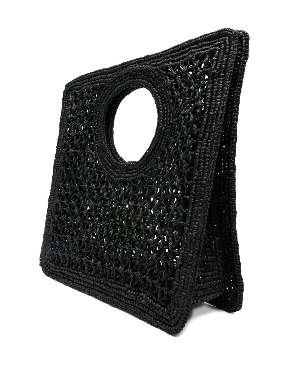 Jacquemus Le Petit Carre Spiaggia rafia handbag