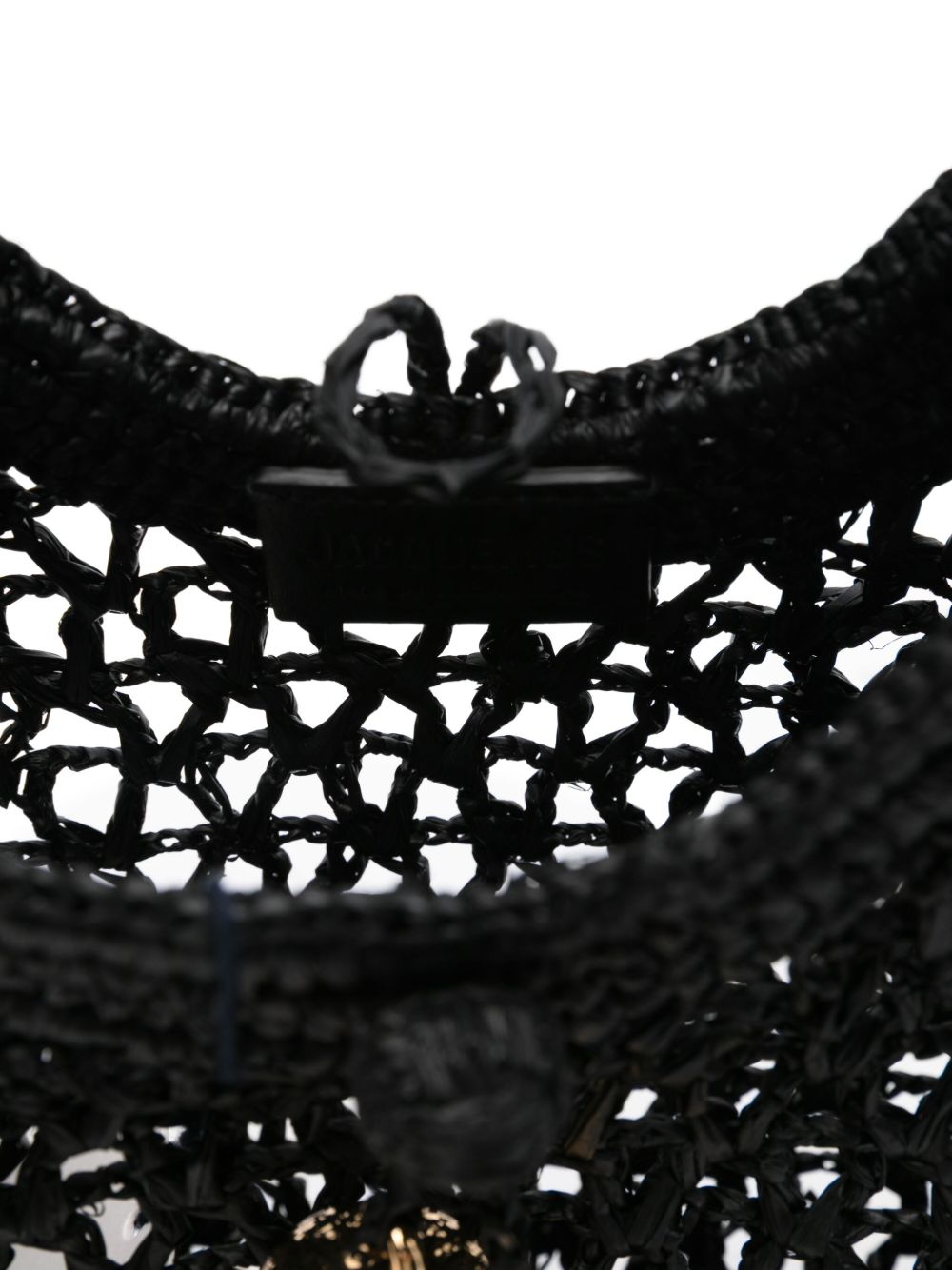 Jacquemus Le Petit Carre Spiaggia rafia handbag