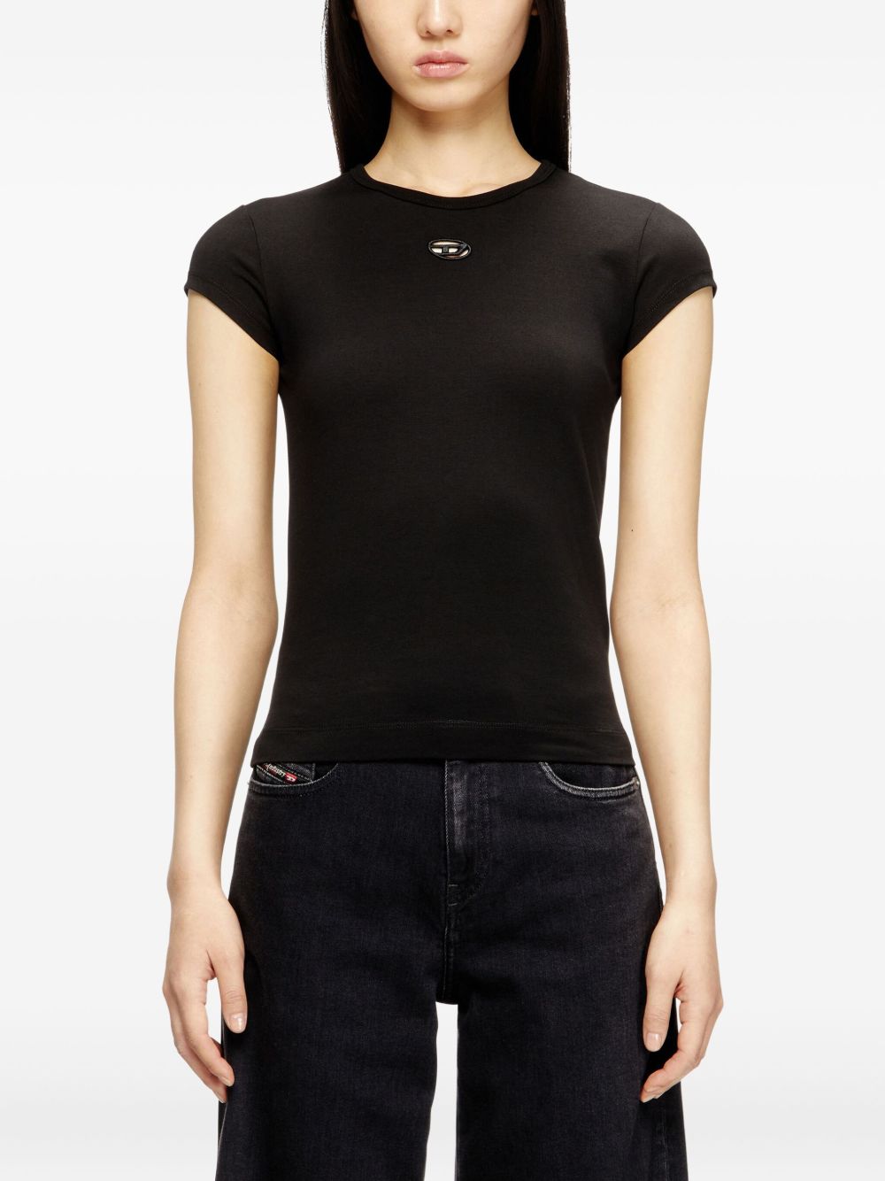 Diesel T-shirts and Polos Black