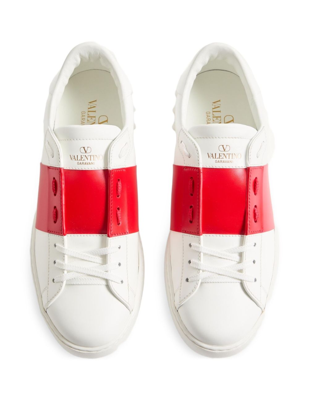 Valentino Garavani open calfskin sneakers