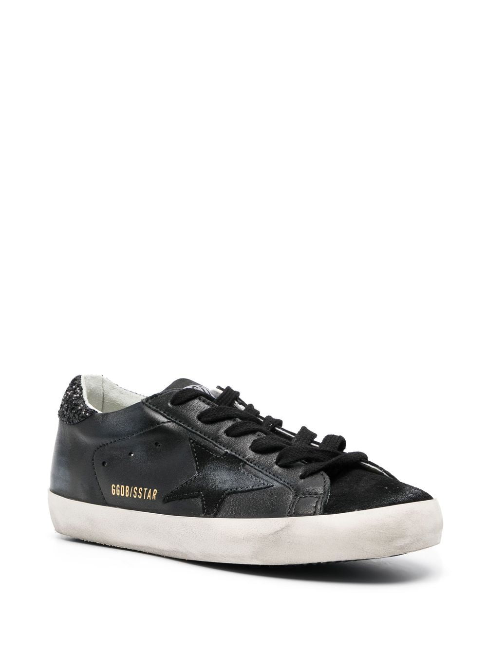 Golden Goose Super-Star Leather Sneakers.