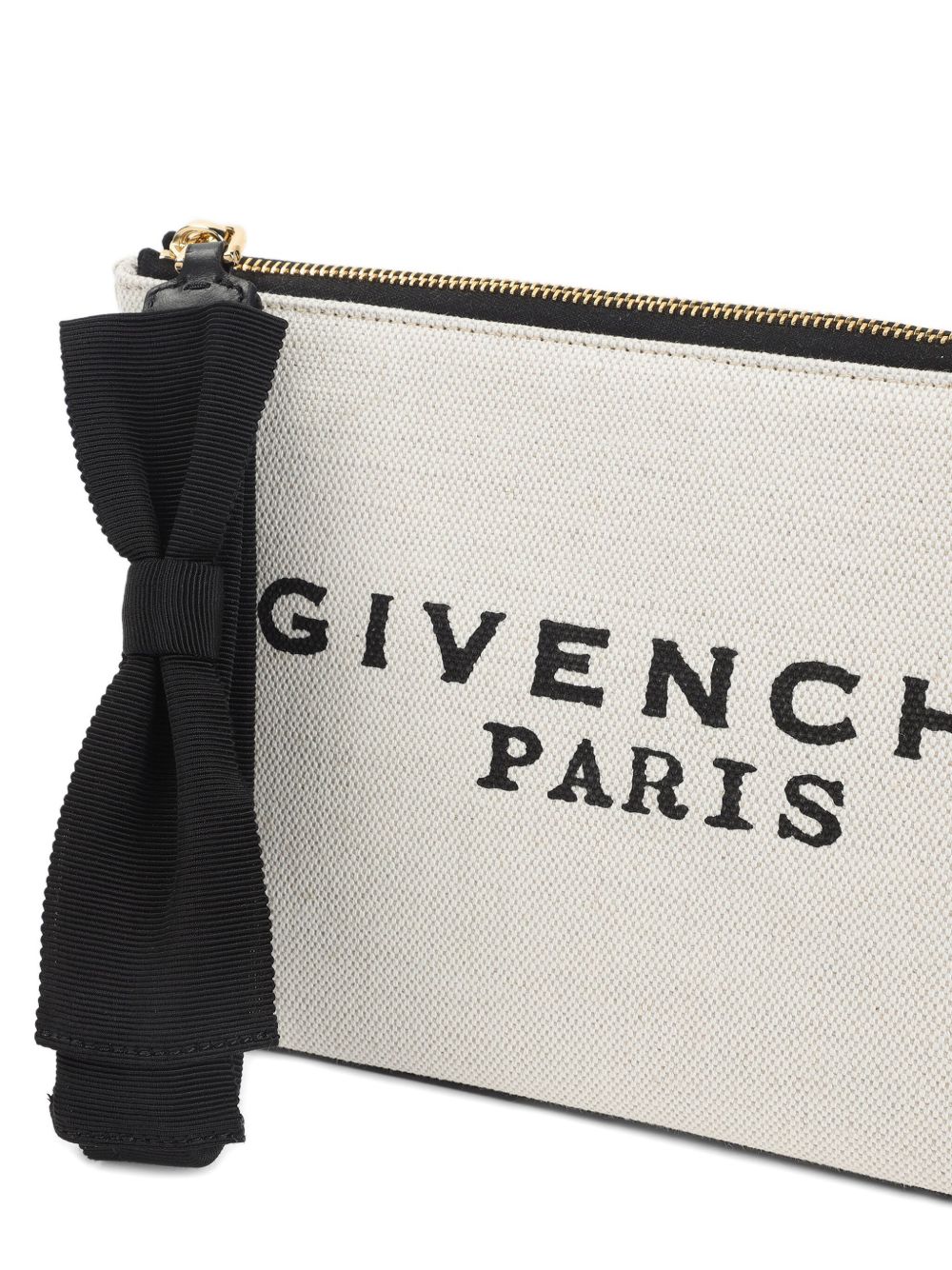 Givenchy Pouch In Canvas With Bow