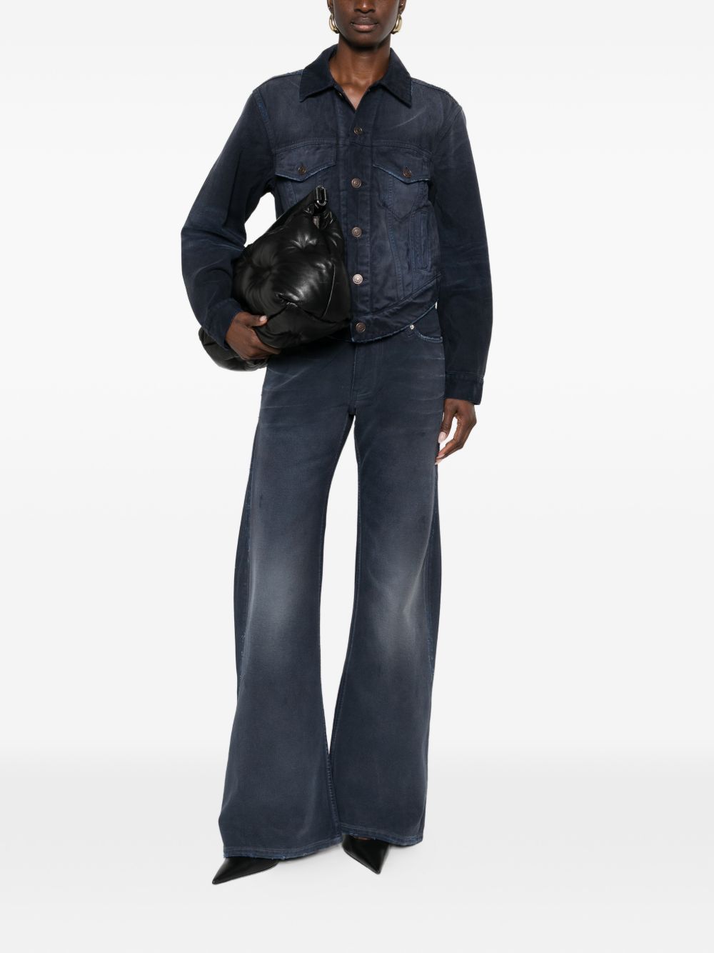 Balenciaga Frayed Denim Jeans