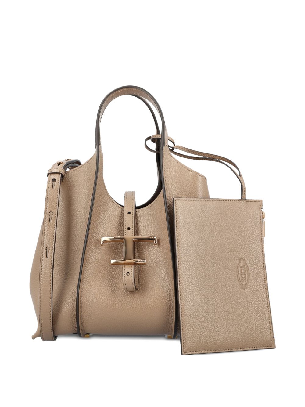 Tod'S T Timeless Mini Leather Shopping Bag