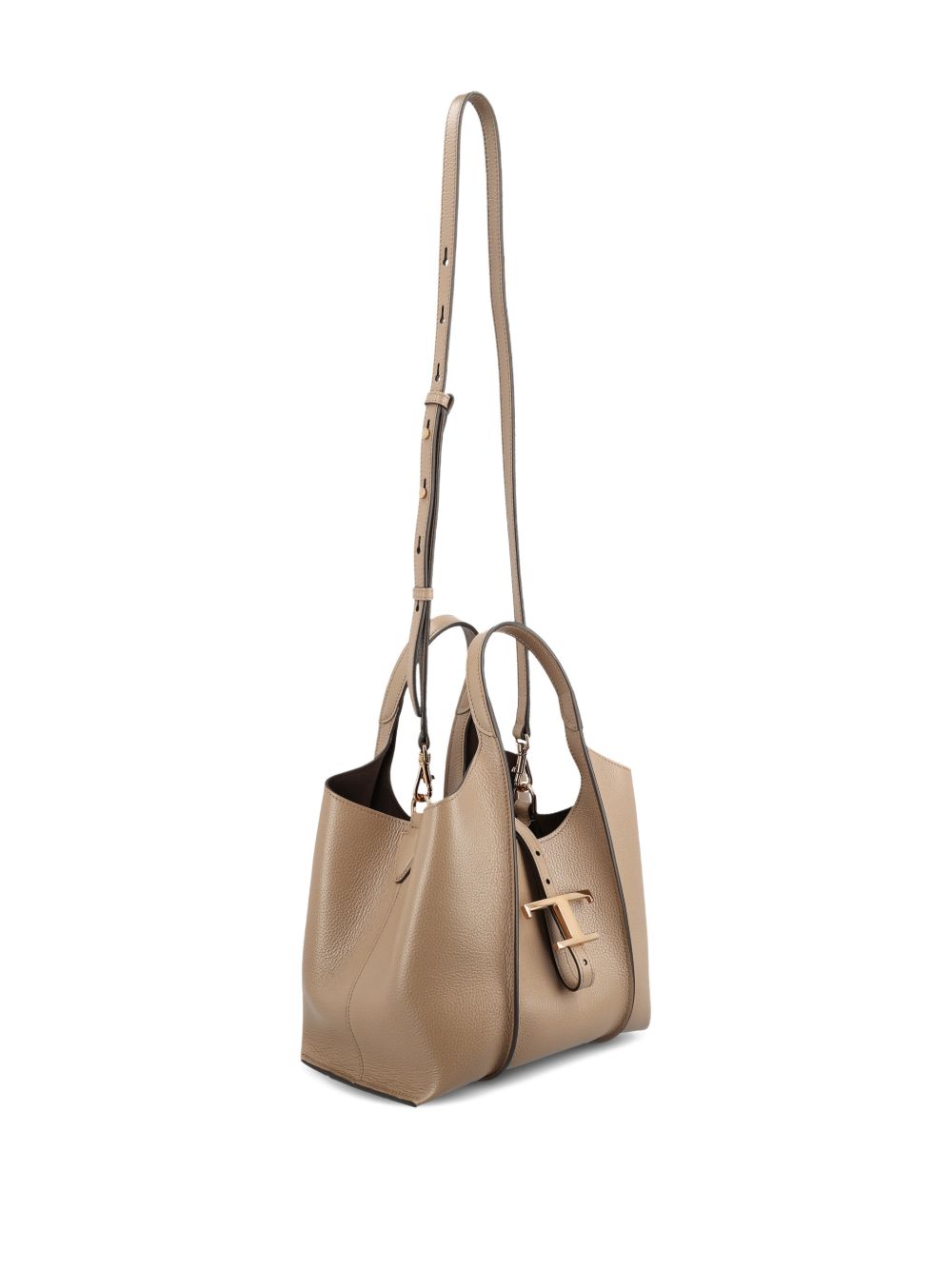 Tod'S T Timeless Mini Leather Shopping Bag