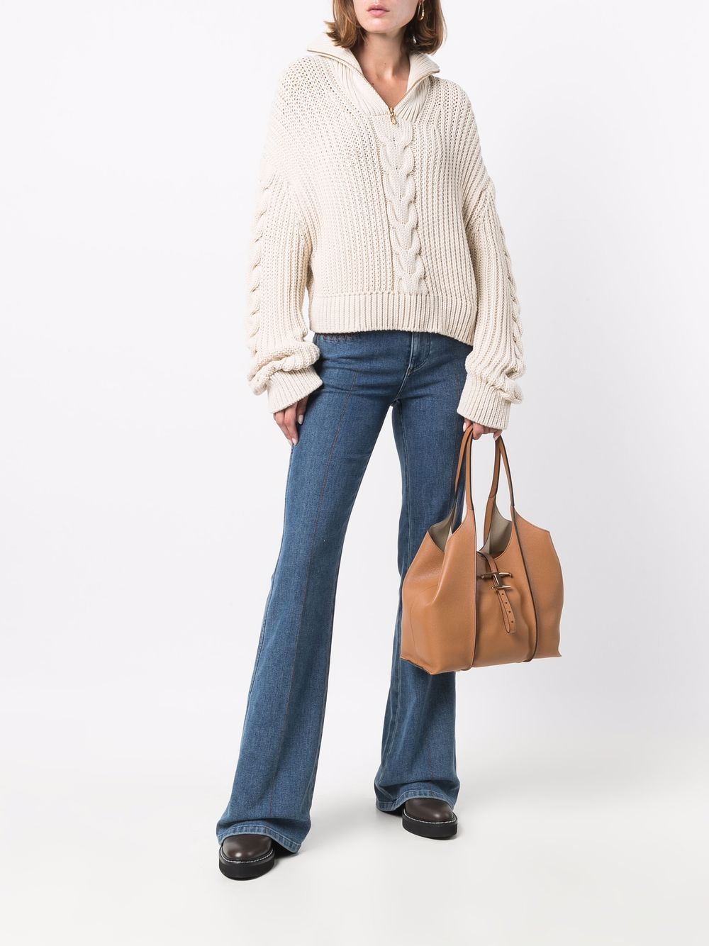 Tod'S T Timeless Shopping Bag In Leather Small