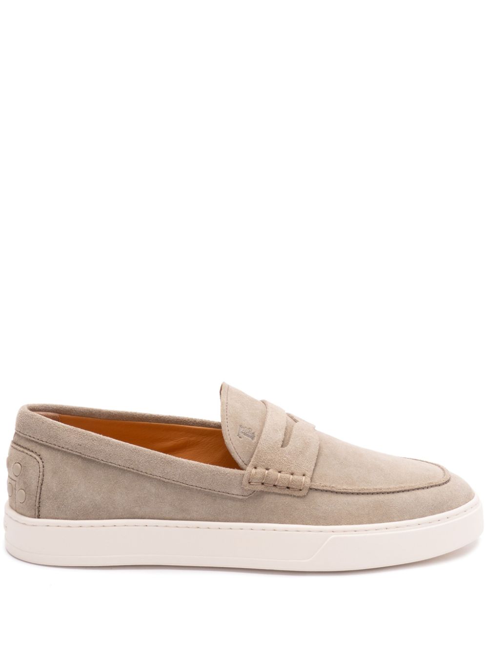 Tod's Suede Penny Loafers
