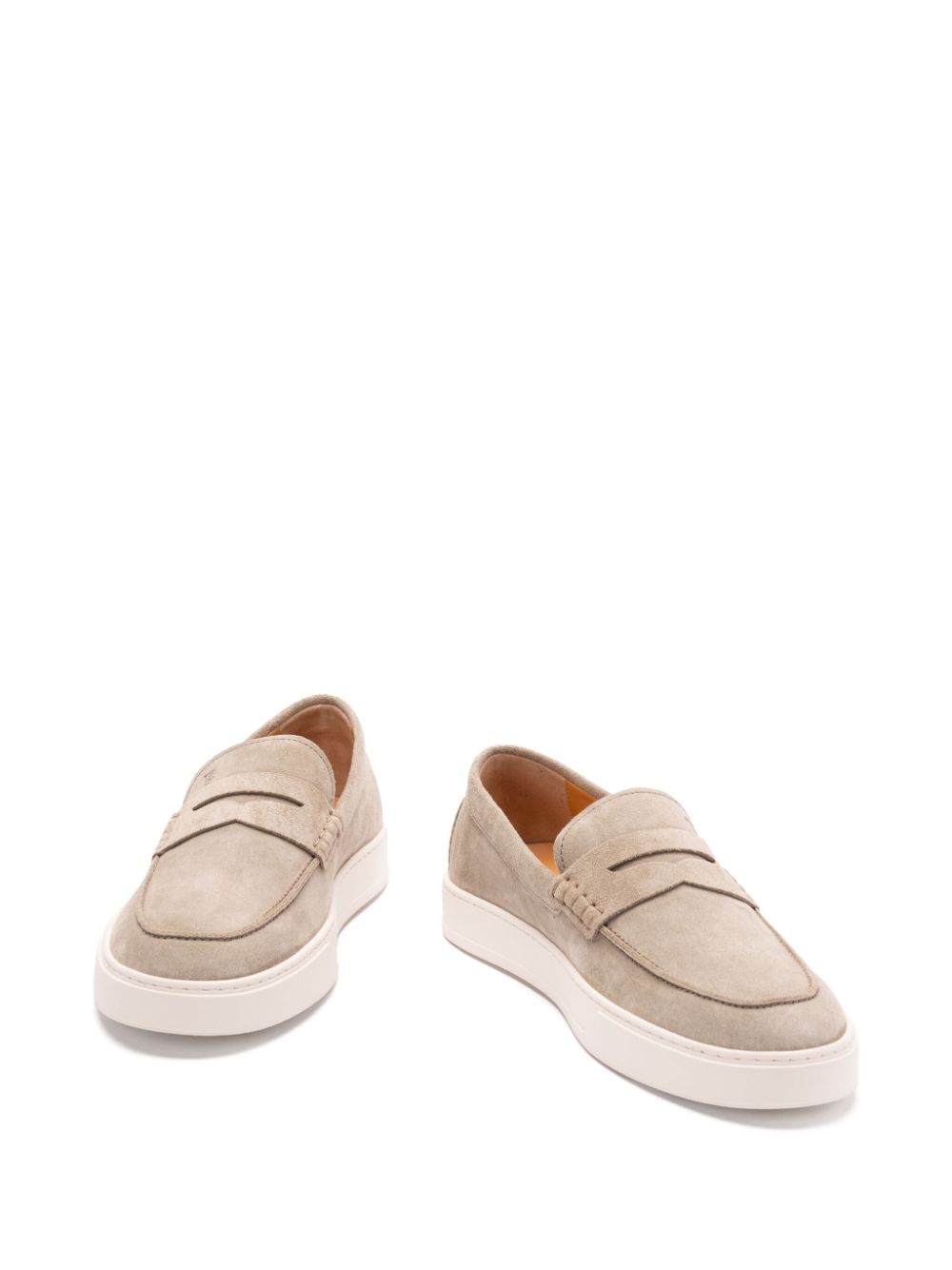 Tod's Suede Penny Loafers