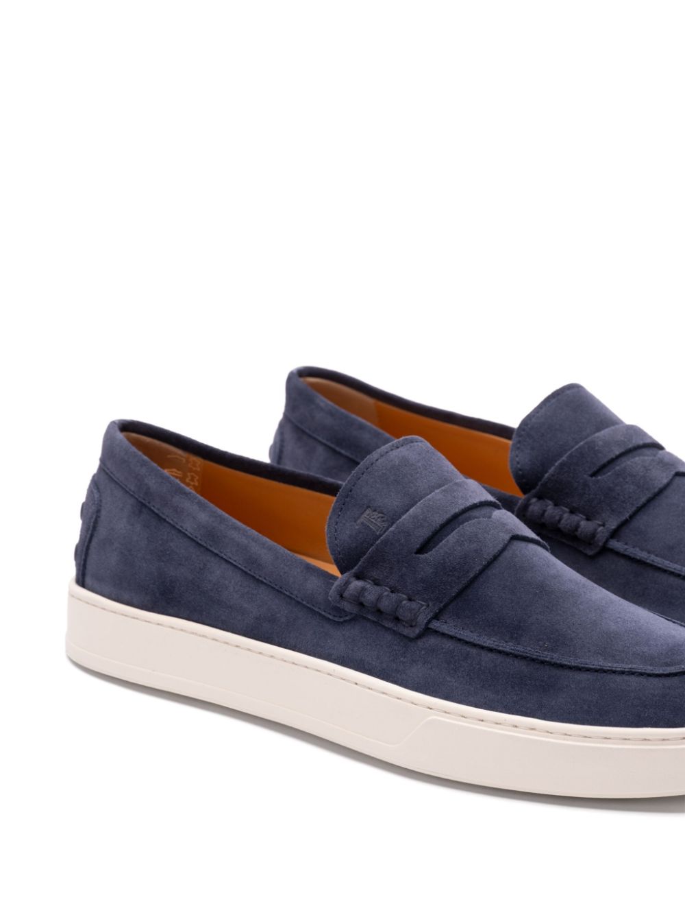 Tod's suede leather loafers