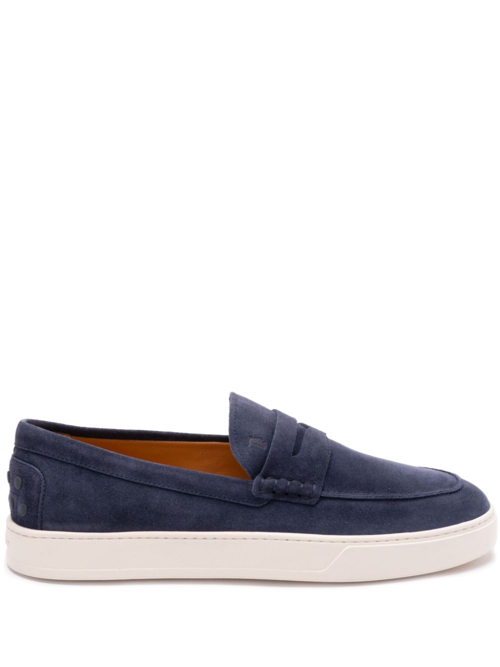 Tod's suede leather loafers