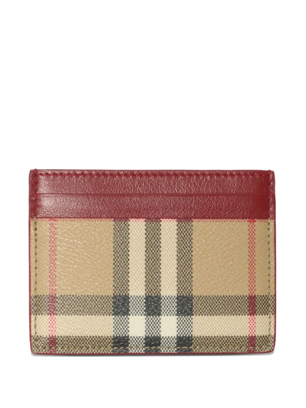 Burberry Check Card Case
