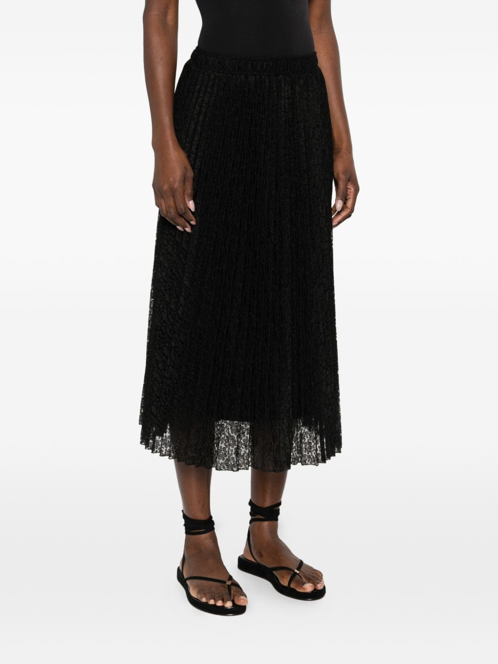 Ermanno Scervino Embroidered long skirt