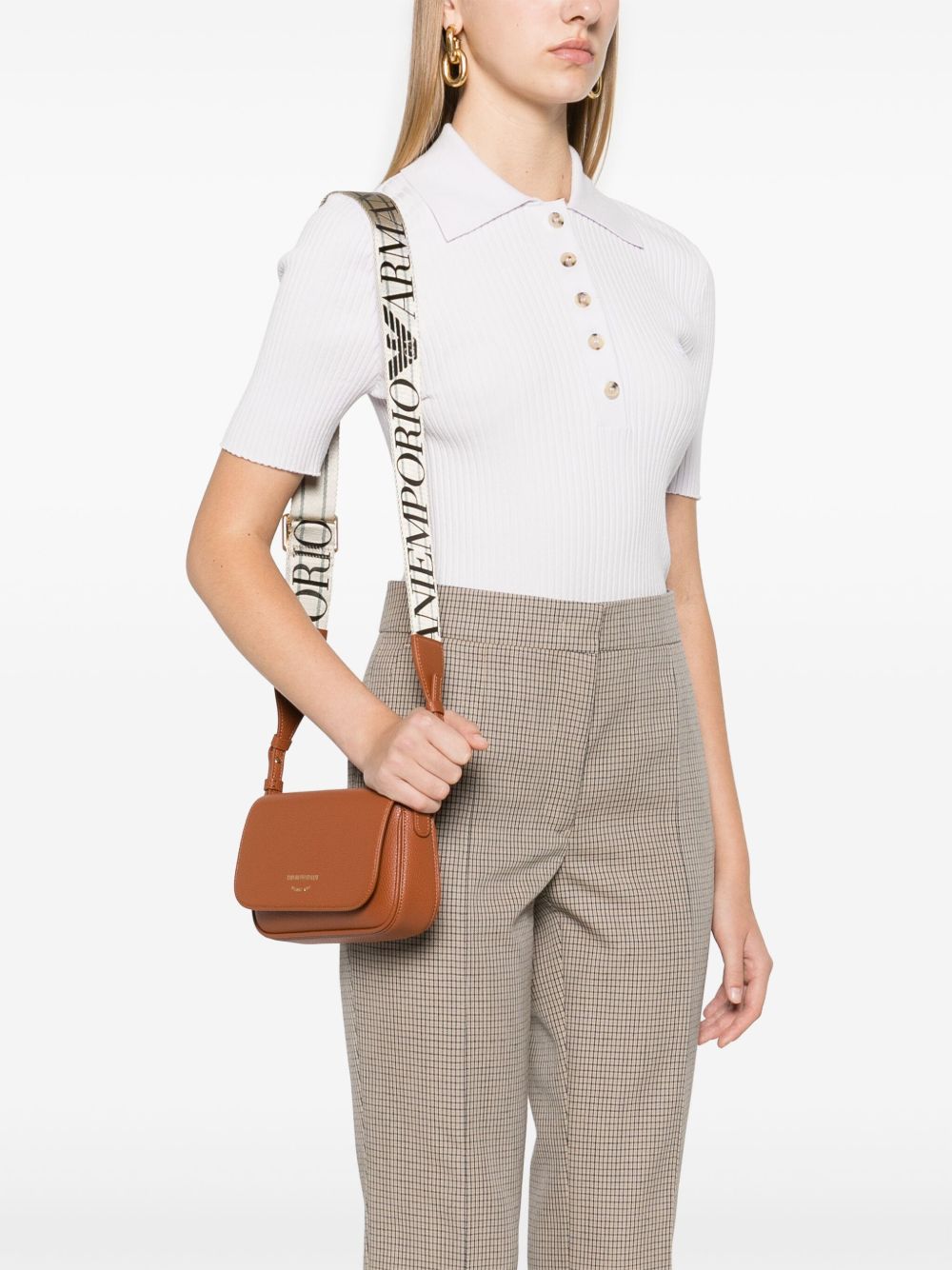 Emporio Armani patch pocket Flap crossbody bag