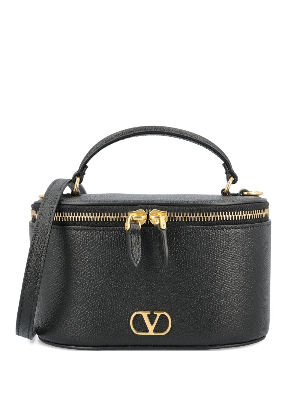 Valentino Garavani VLogo Signature leather vanity case