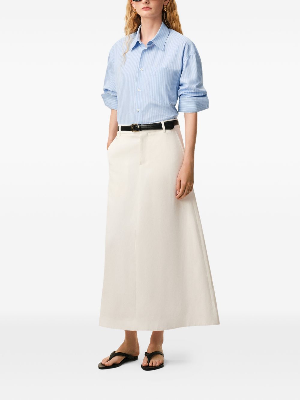 Ami Paris Shirts Clear Blue