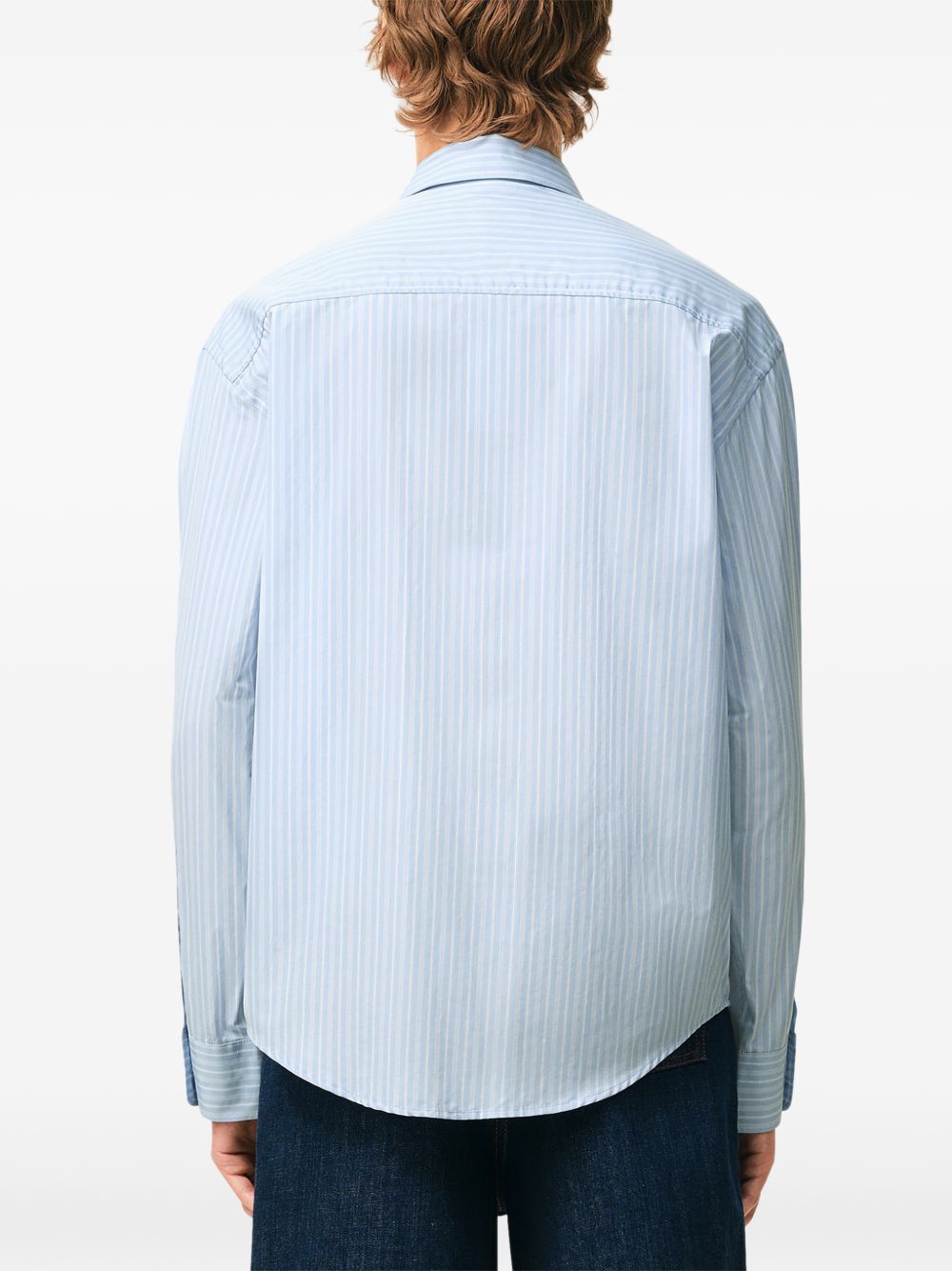 Ami Paris Shirts Clear Blue