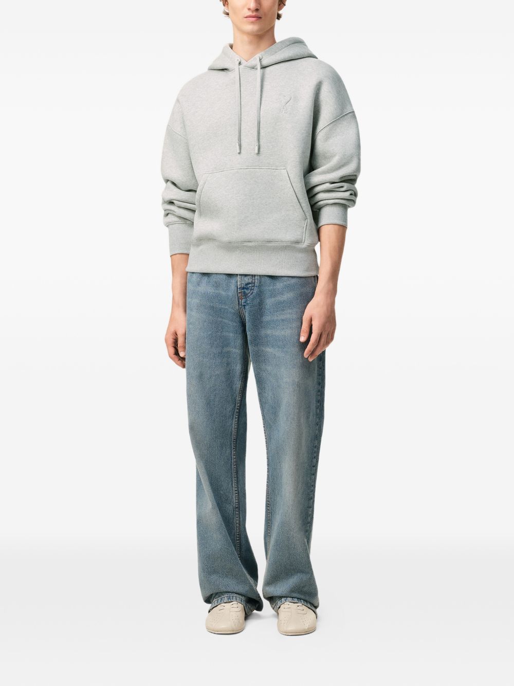 Ami Paris Sweaters Grey