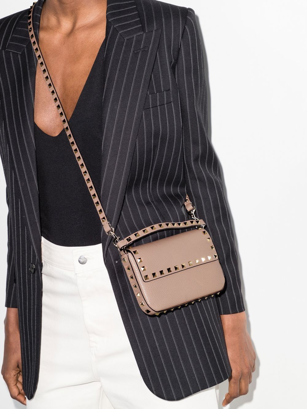 Valentino Garavani Rockstud leather mini bag