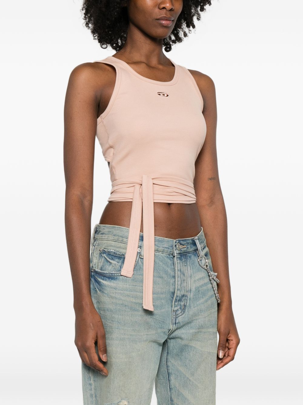Diesel T-Anky-Tail tie-detail Tank Top
