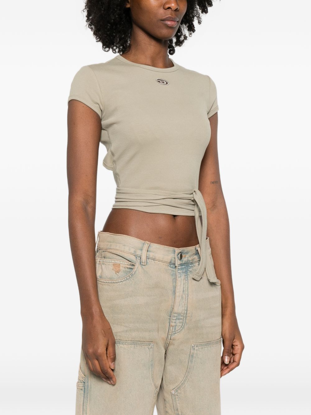 Diesel T-shirts and Polos Green